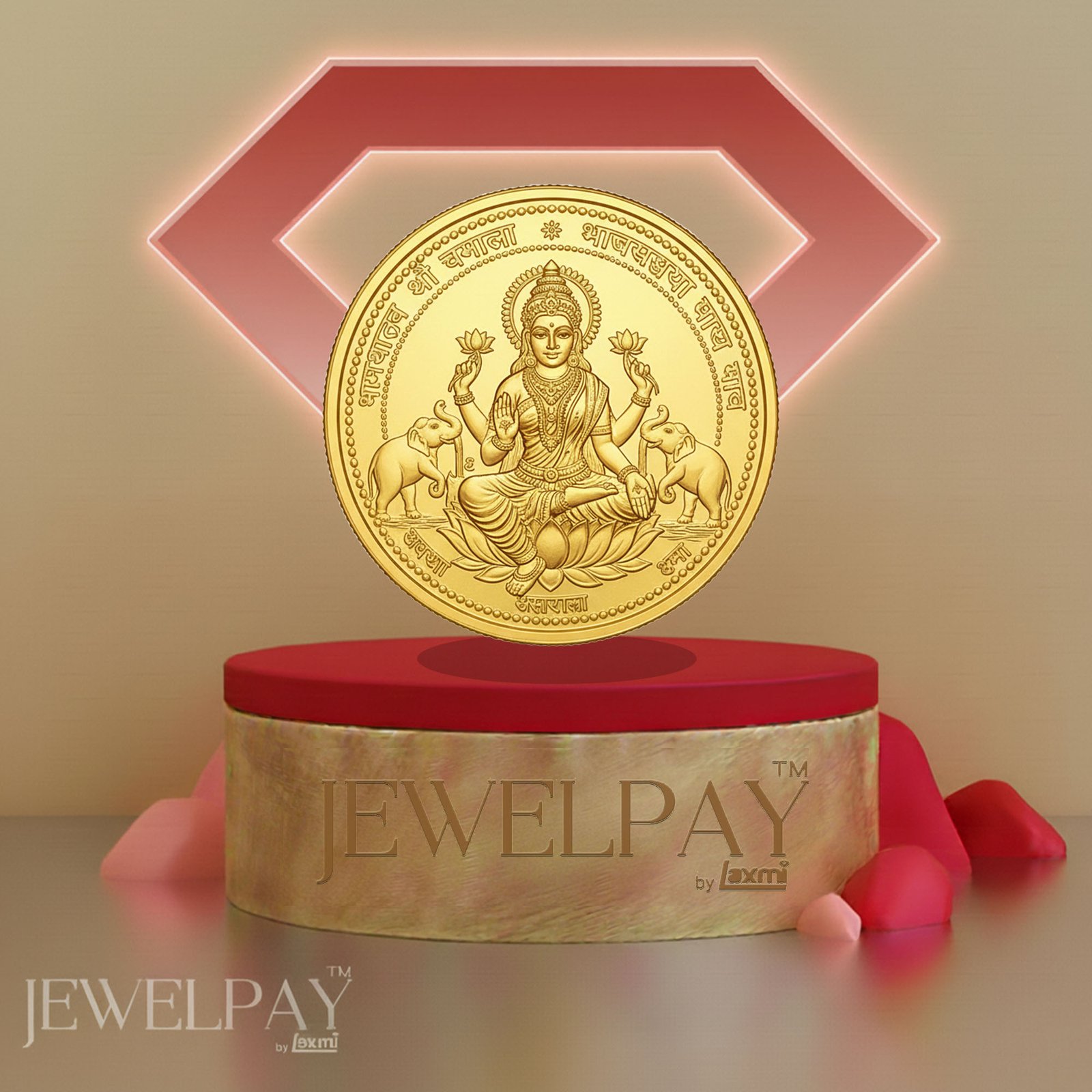 Gold Lakshmi Coin - 5 GM